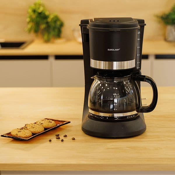 ΚΑΦΕΤΙΕΡΑ ΦΙΛΤΡΟΥ EUROLAMP 300-70039 ΜΑΥΡΗ 1,2L 900W - μικρογραφία 2