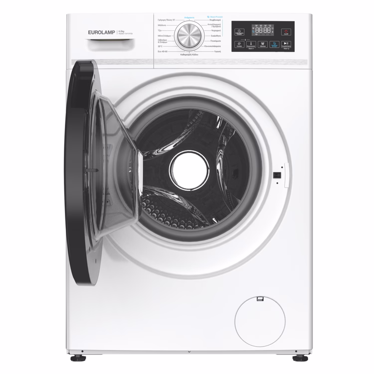 ΠΛΥΝΤΗΡΙΟ ΡΟΥΧΩΝ EUROLAMP 300-13400 6KG ΛΕΥΚΟ 1200 ΣΤΡΟΦΩΝ - μικρογραφία 2