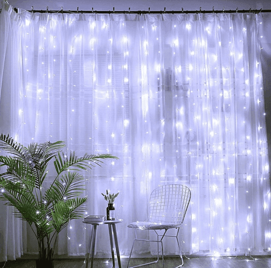 ΚΟΥΡΤΙΝΑ LED EVIVAK 840384 ΣΥΜΜΕΤΡΙΚΗ 360L (20ΣΕΙΡΕΣ x 18LED) 2x2m ΨΥΧΡΟ 31V IP44