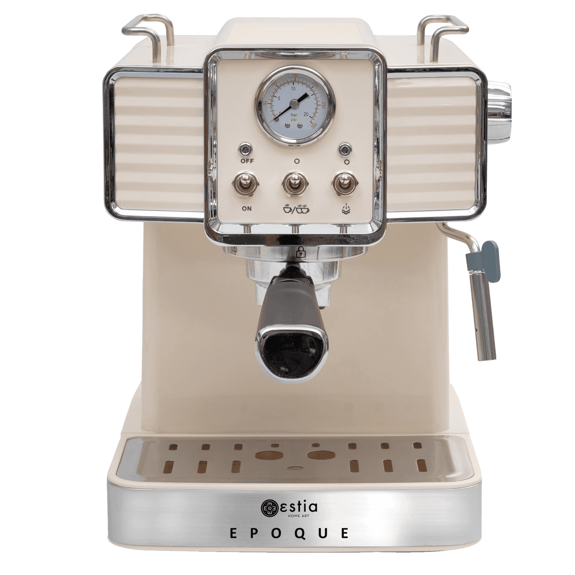 ΜΗΧΑΝΗ ESPRESSO ESTIA 06-12342 RETRO EPOQUE 1350w 20bar 1.5lt ΚΡΕΜ