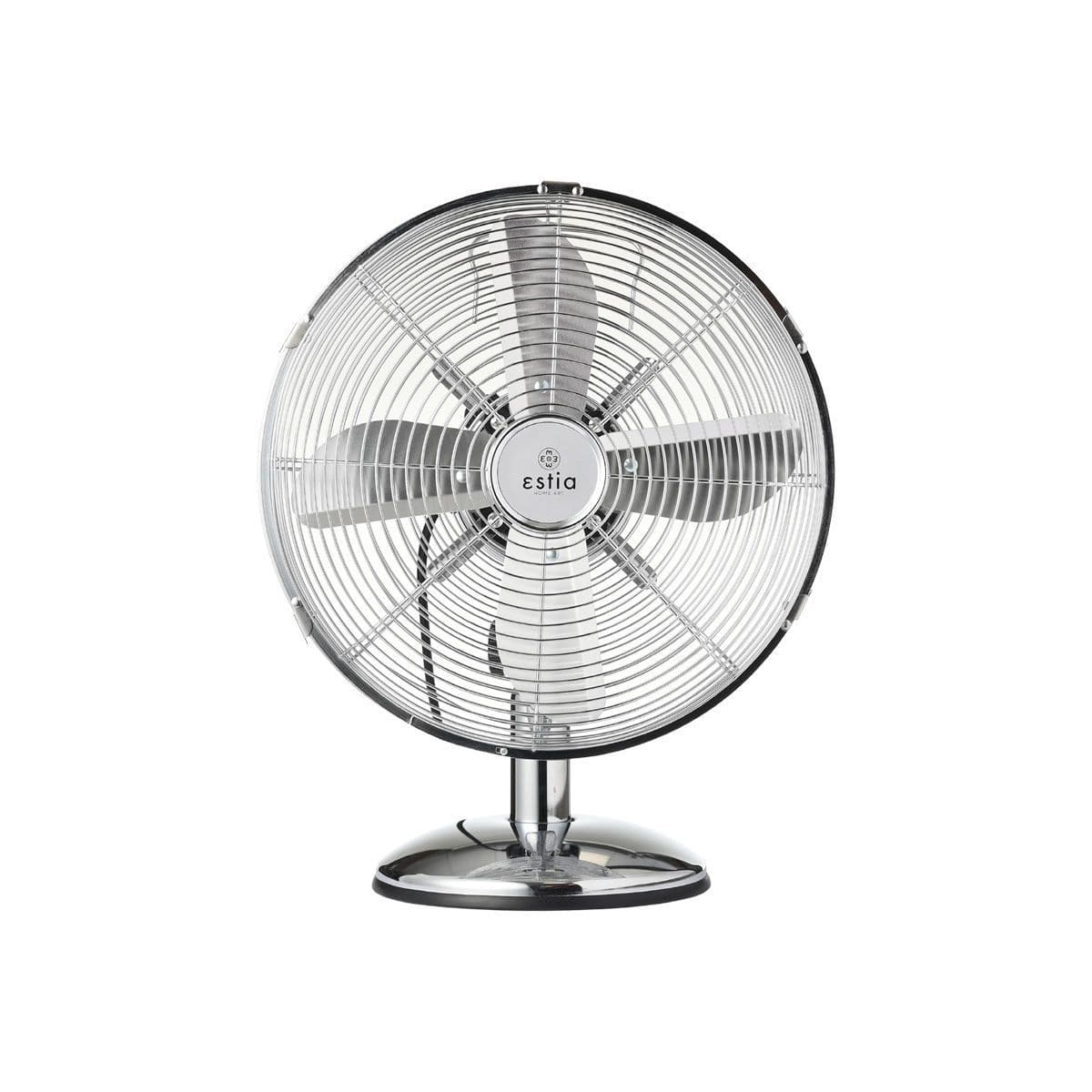 ΑΝΕΜΙΣΤΗΡΑΣ ΕΠΙΤΡΑΠΕΖΙΟΣ ESTIA 06-21542 RETROFLOW 30cm 40w ΜΕΤΑΛΛΙΚΟΣ ΑΣΗΜΙ - εικόνα 1
